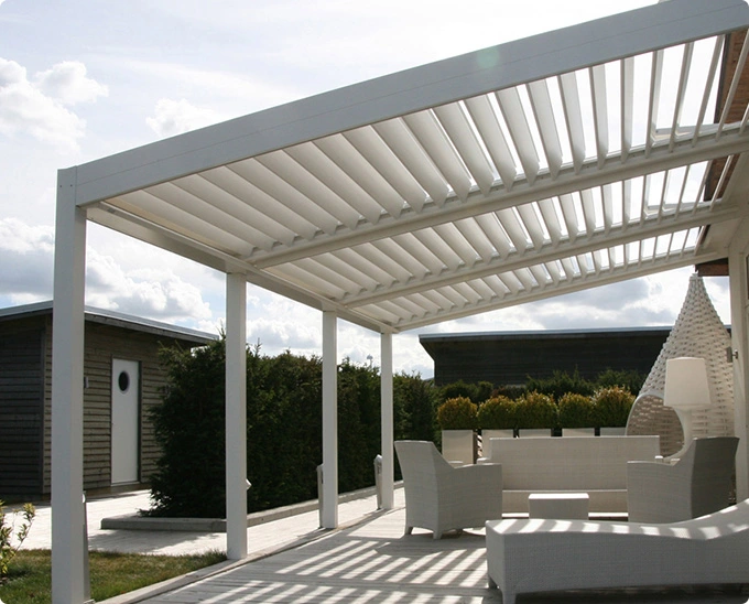 A Solisysteme pergola , French and sustainable